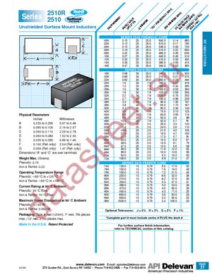 2510R-40G datasheet  